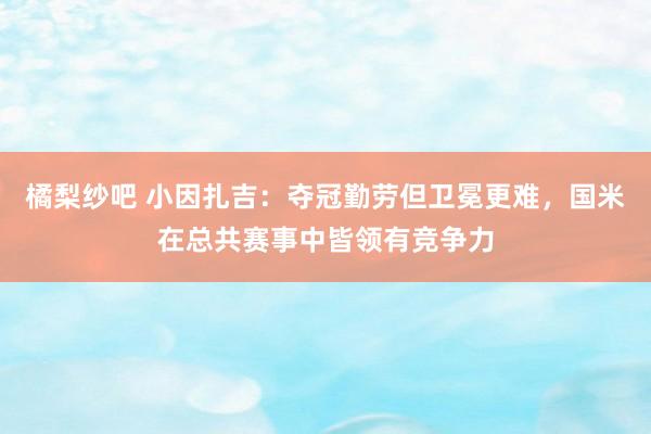 橘梨纱吧 小因扎吉：夺冠勤劳但卫冕更难，国米在总共赛事中皆领有竞争力