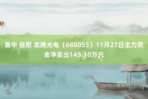 高中 自慰 龙腾光电（688055）11月27日主力资金净卖出145.10万元